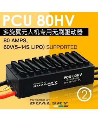 Dualsky PCU 80 Amps High Voltage Series Brushless Drive Unit for UAV