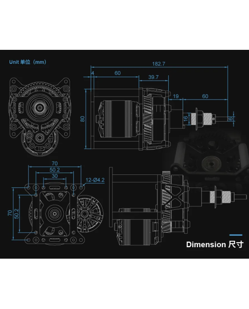 Dualsky CRS4000.10 Contra-Rotating Propulsion System – High-Power Precision Drive