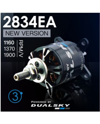 Wholesale 11pcs Dualsky XM2834EA Motor V3 with 1900KV 1370KV 1160KV