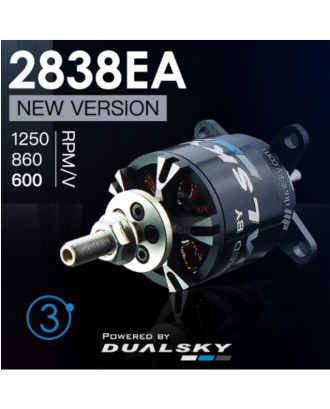 Wholesale 11pcs Dualsky XM2838EA Motor V3 with 1250KV, 860KV 600KV for RC Plane Model