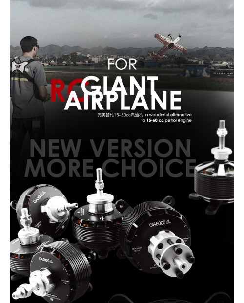 Wholesale 5pcs Dualsky GA6000.S Single Shaft Edition for E-conversion of Big Gas Plane 55CC-60CC