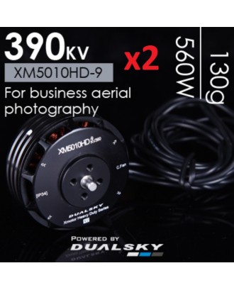Dualsky XM5010HD-9 Motor 390KV for Professional Aerial Photography