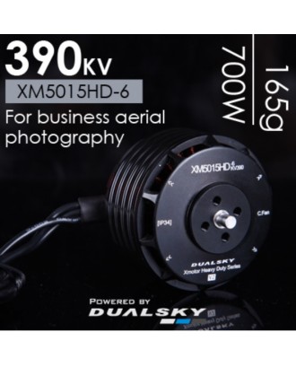 Dualsky XM5015HD-6 X-motor V2 with KV390 rpm/V for Multicopter