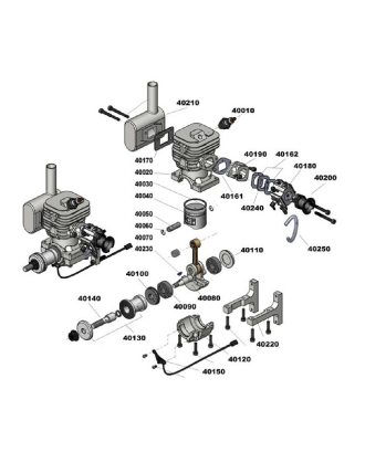 CRRC Pro Latest GF40i Kit Engine Wholesale 3 Units
