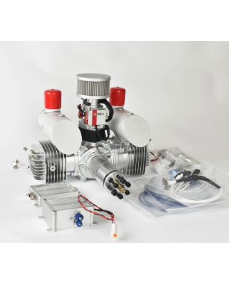 DLE 120CC EFI Twin Cylinder Gasoline Engine – Electronic Fuel Injection UAV & RC Power System