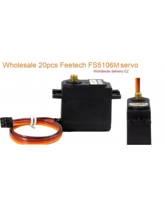 Wholesale 20pcs Feetech FS5106M 6V 7.5kg/cm Analog Servo