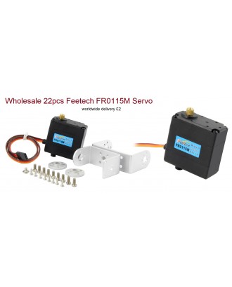 Wholesale 22pcs Feetech FR0115M  or Feetech FR0109M Digital Dual Axis Robot Servo 