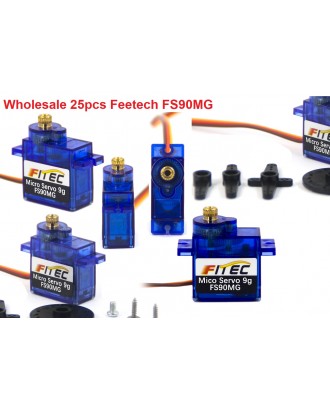 Wholesale 25pcs Feetech FS90MG 9g Micro Analog Servo