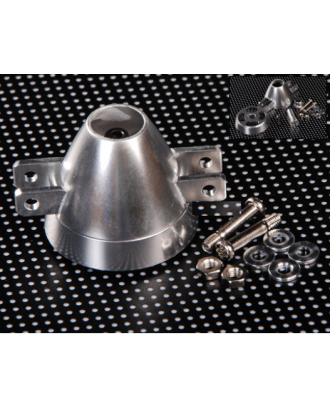 Precision Aluminium Folding Propeller Hub – Ø45 mm Spinner, 4 mm Motor Shaft (ESPW45-4)