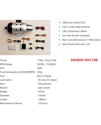 Wholesale 7pcs SWIWIN SW170B ​Turbine Starter and Pump