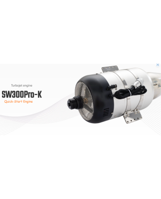 Swiwin SW300Pro-K Quick Start Turbo Jet Engine incl All Accessories