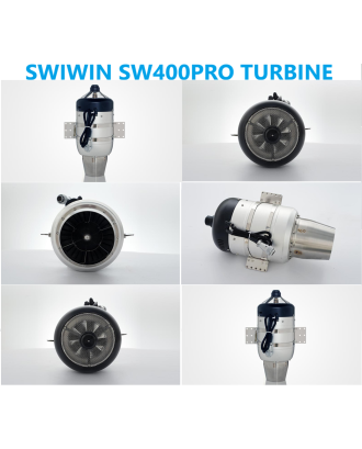 Swiwin SW400Pro and SW400Pro-K Turbo Jet Engine Incl All Accessories