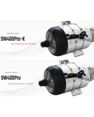 Swiwin SW400Pro and SW400Pro-K Turbo Jet Engine Incl All Accessories