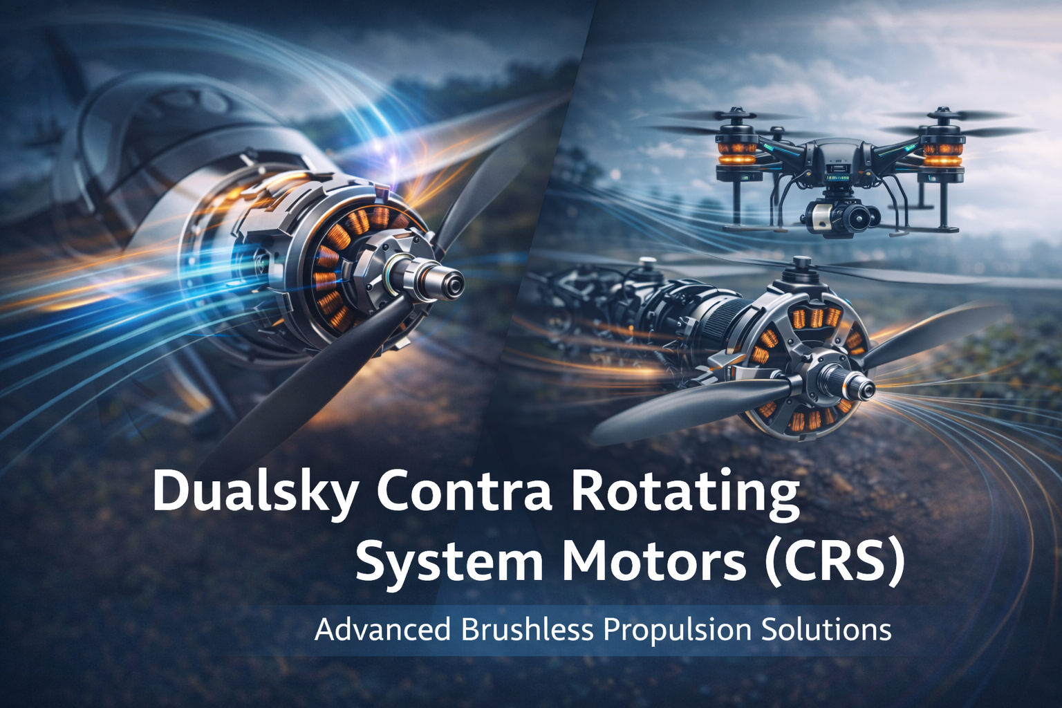 Dualsky Contra Rotating System Motors (CRS) | High-Efficiency Brushless ...